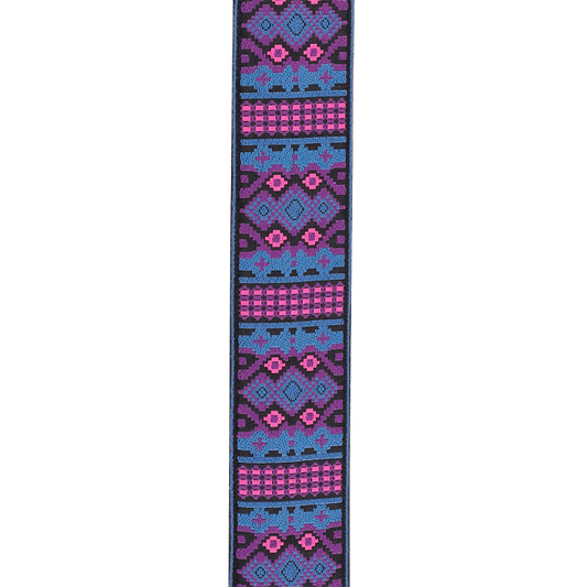 D'Addario Eco Persian Woven Guitar Strap, Outrun/Aztec