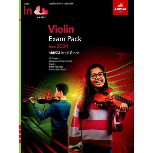 ABRSM Violin Exam Pack from 2024, Initial Grade, Violin Part, Piano Accompaniment & Audio