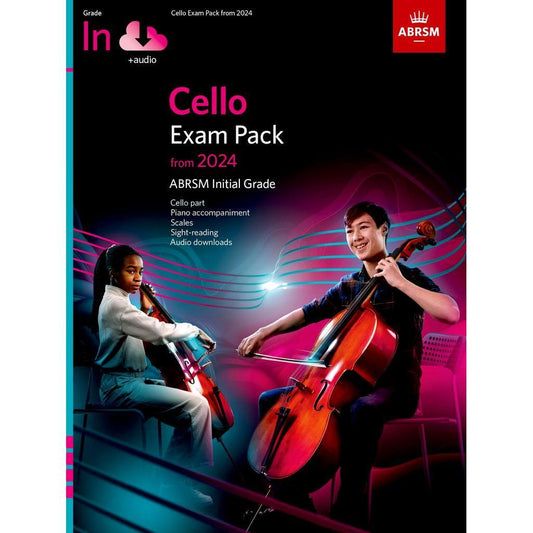 ABRSM Cello Exam Pack from 2024, Initial Grade, Cello Part, Piano Accompaniment & Audio
