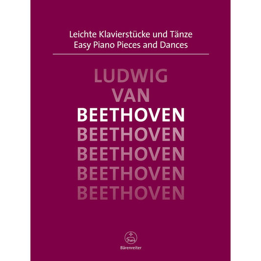 Beethoven, Ludwig van: Easy Piano Pieces & Dances Beethoven