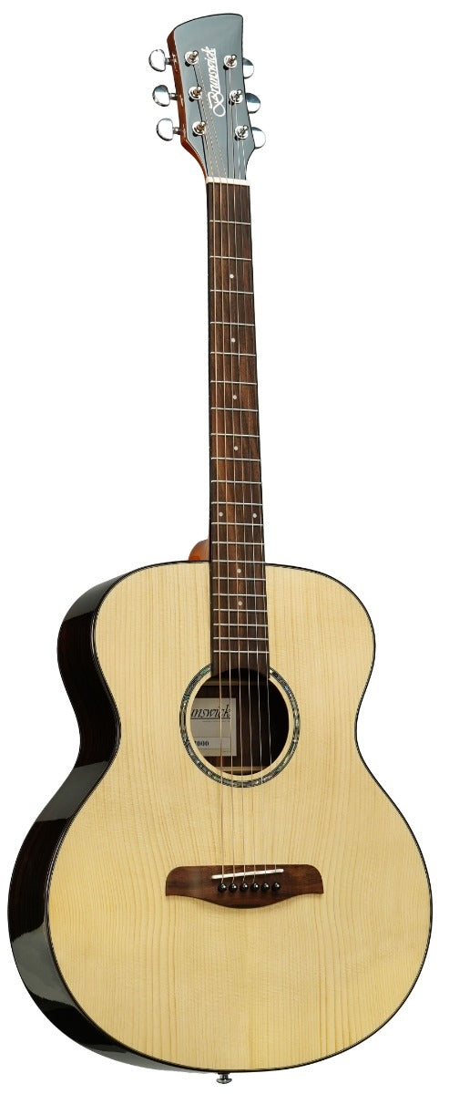 Brunswick BFS200 Grand Auditorium Solid Top Acoustic Guitar, Natural Gloss