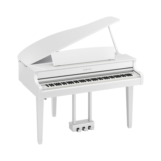 Yamaha CLP865GP Polished White Clavinova Grand Digital Piano