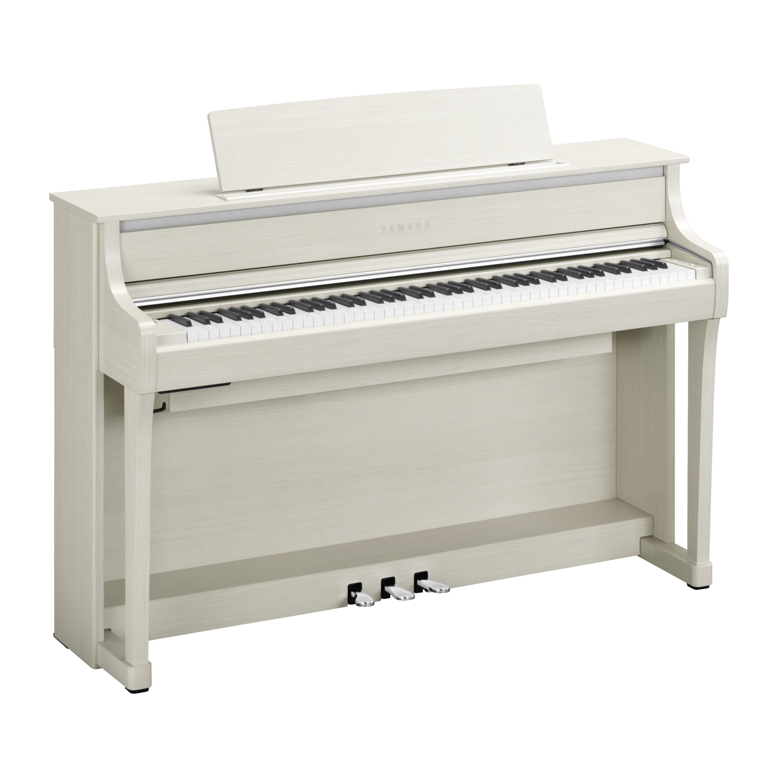 Yamaha CLP875WB Satin White Birch Clavinova Digital Piano