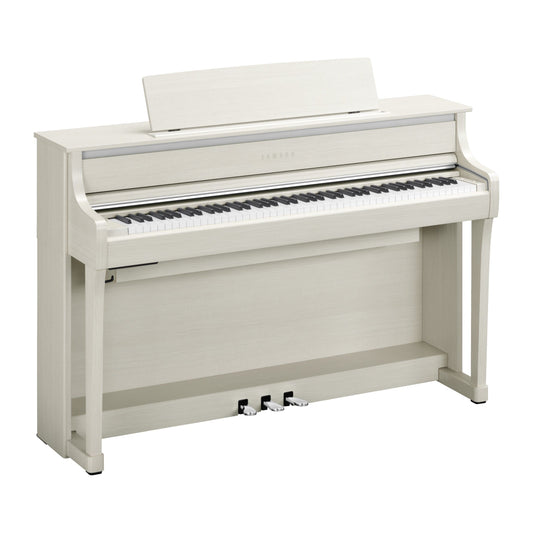 Yamaha CLP875WB Satin White Birch Clavinova Digital Piano