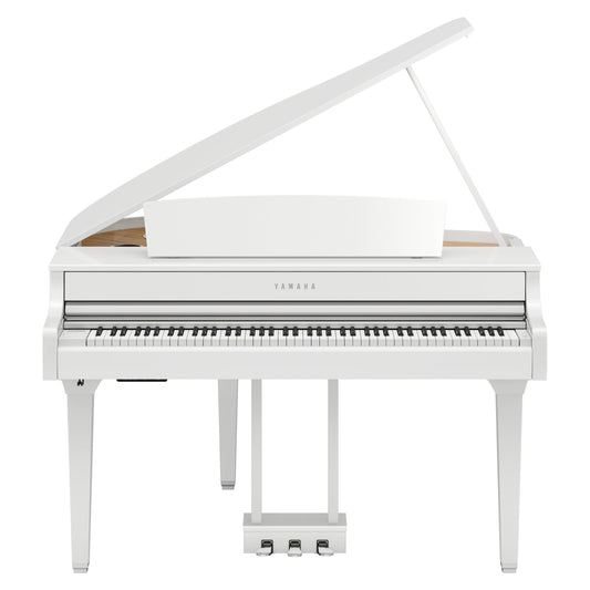 Yamaha CLP895GPWH Polished White Clavinova Grand Digital Piano