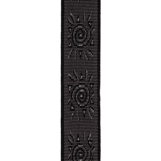 D'Addario Vintage Planet Waves Suns Guitar Strap, Silver