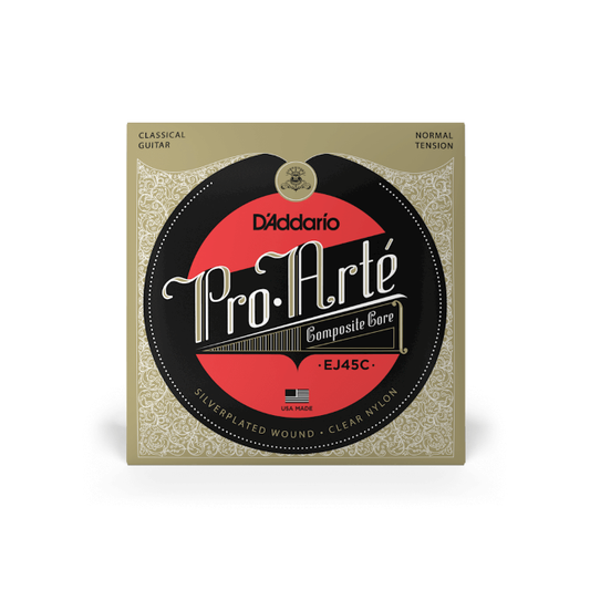D'Addario EJ45C Composite Classical Guitar Strings, Medium Tension