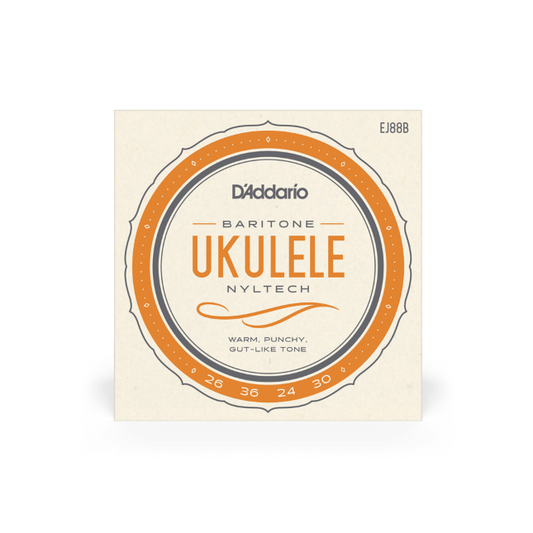 D'Addario EJ88B Ukulele Nyltech String Set, Baritone