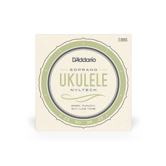 D'Addario EJ88S Ukulele Nyltech String Set, Soprano
