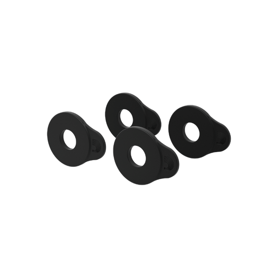 D'Addario Flex Lock Strap Block, 4-Pack Black