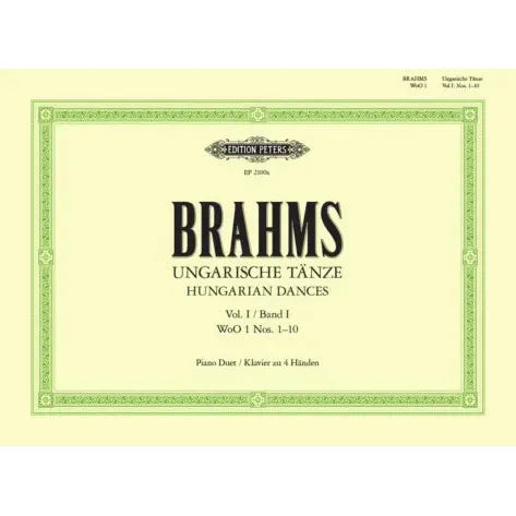 Brahms, Johannes: Hungarian Dances Vol 1