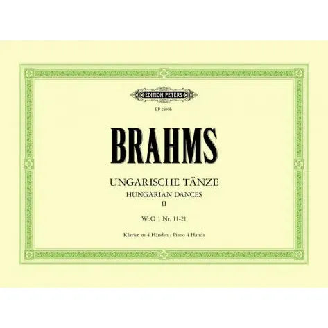 Brahms, Johannes: Hungarian Dances Vol 2
