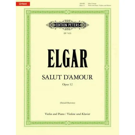 Elgar, Edward: Salut d'Amour (violin & piano)