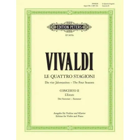Vivaldi, Antonio: The Seasons: Summer (vln & piano)