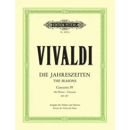 Vivaldi, Antonio: The Seasons: Winter (vln & piano)
