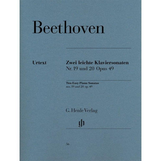 Beethoven, Ludwig van: Piano Sonatas No. 19 in g minor and No. 20 in G major op. 49