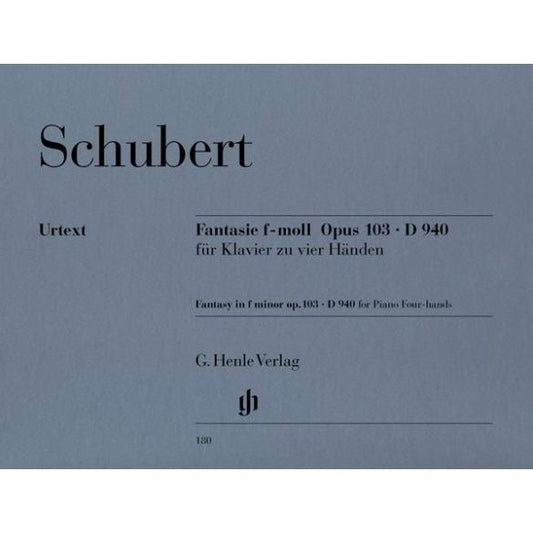 Schubert, Franz: Fantasy in f minor op. 103 D 940