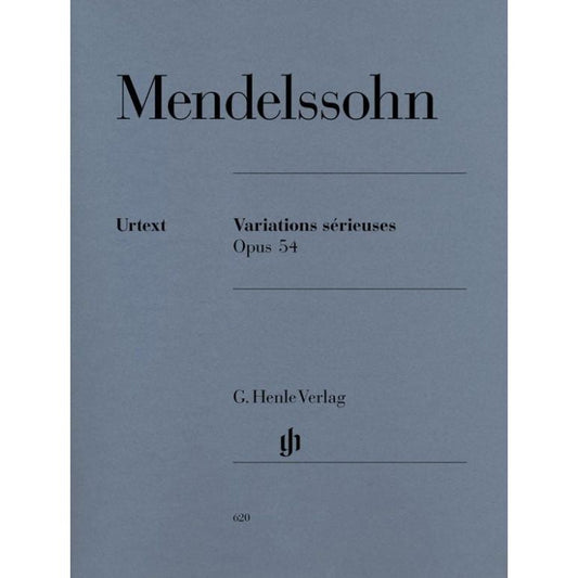 Mendelssohn Bartholdy, Felix: Variations sérieuses op. 54