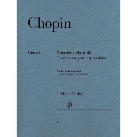 Chopin, Frédéric: Nocturne c sharp minor (Lento con gran espressione)