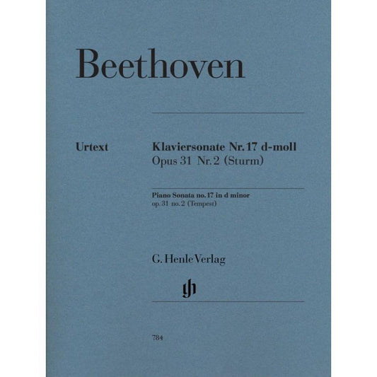 Beethoven, Ludwig van: Piano Sonata no. 17 in d minor op. 31,2 (Tempest)