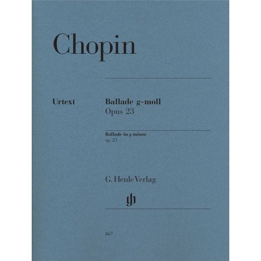 Chopin, Frédéric: Ballade in g minor op. 23