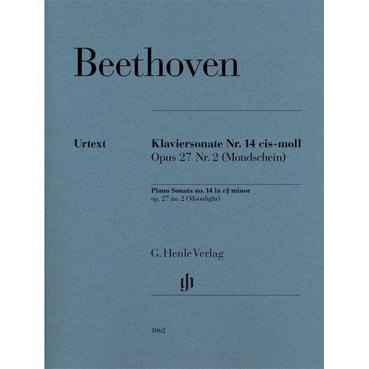 Beethoven, Ludwig van: Piano Sonata no. 14 in c sharp minor op. 27,2 (Moonlight)