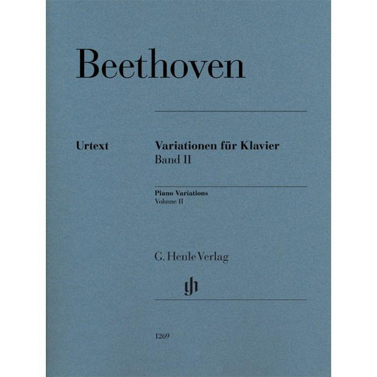 Beethoven, Ludwig van: Piano Variations Volume II