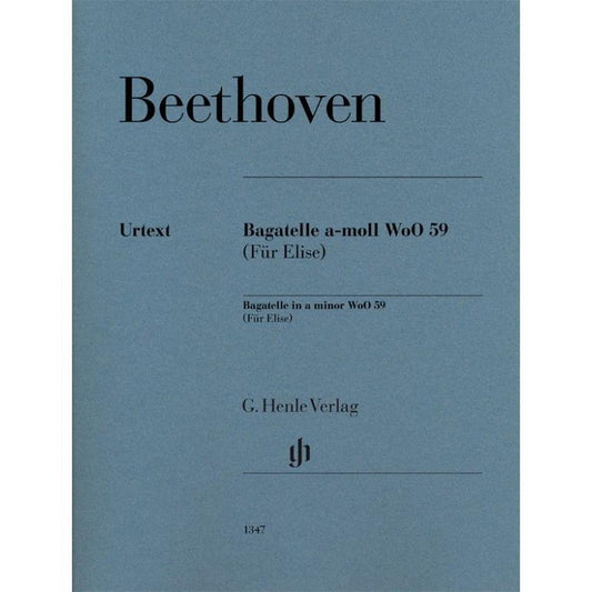 Beethoven, Ludwig van: Bagatelle in a minor WoO 59 (Für Elise)