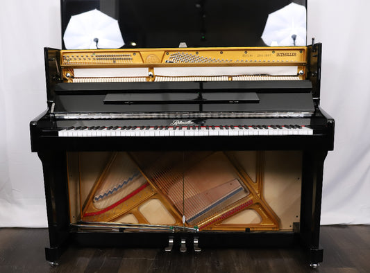 Ritmuller EU118 Secondhand Upright Piano, Polished Black