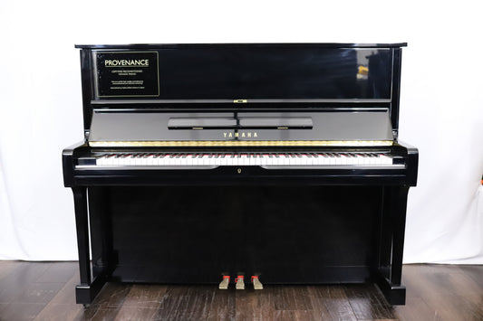 Yamaha U1A Reconditioned Secondhand Professional Upright Piano (4236149), Polished Black