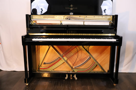 Kawai K200 Secondhand Upright Piano, Polished Black (F133108)