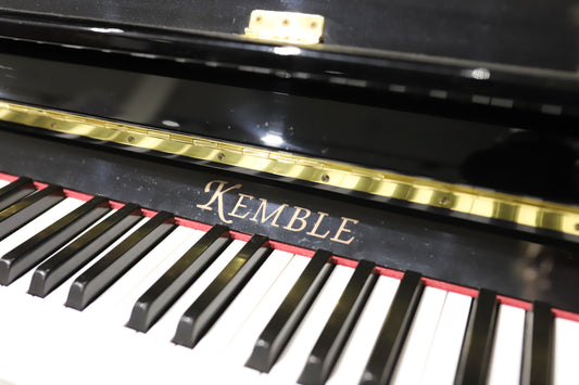 Kemble Conservatoire Upright Piano Polished Ebony (Secondhand)