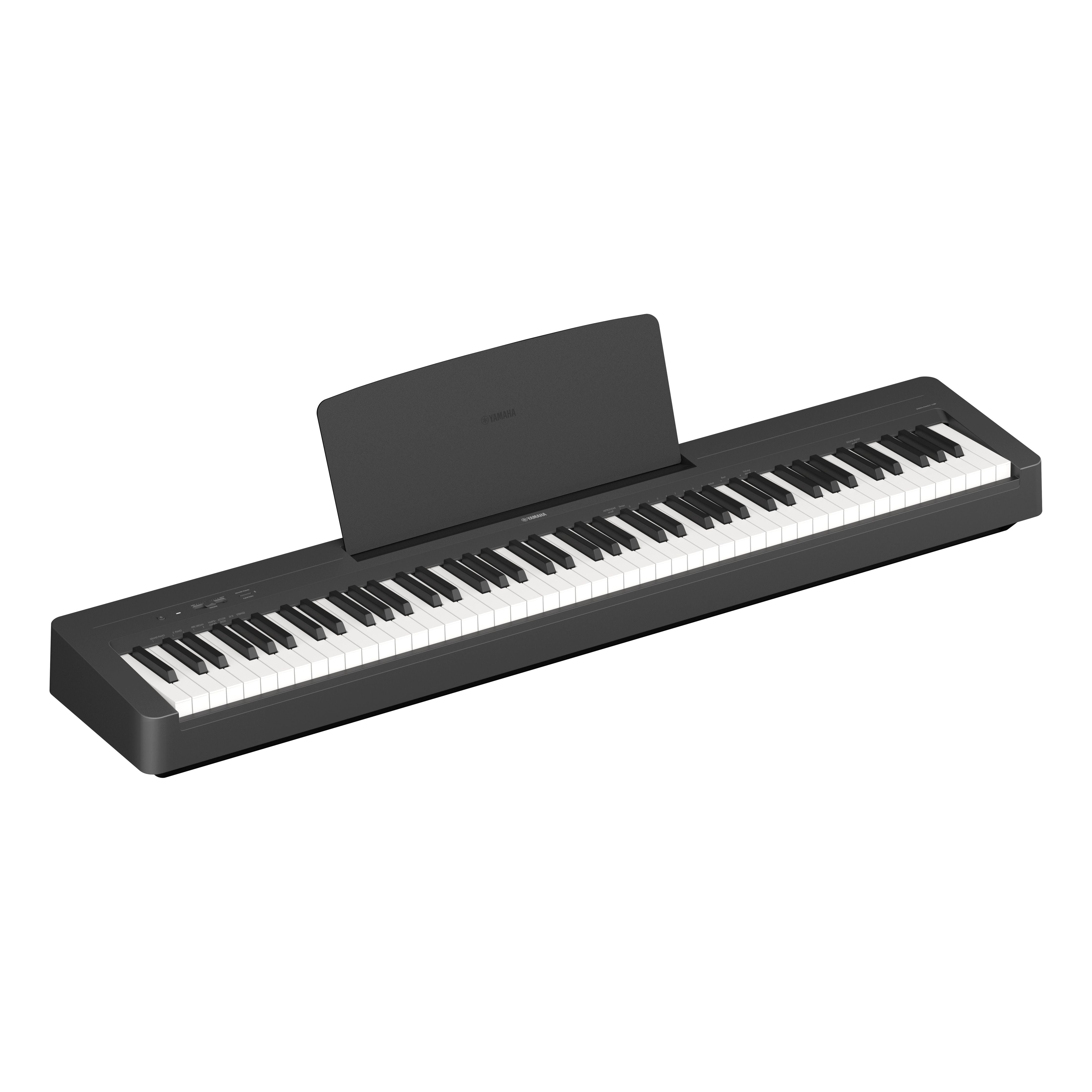 Yamaha P145BT Bluetooth Portable Piano, Satin Black