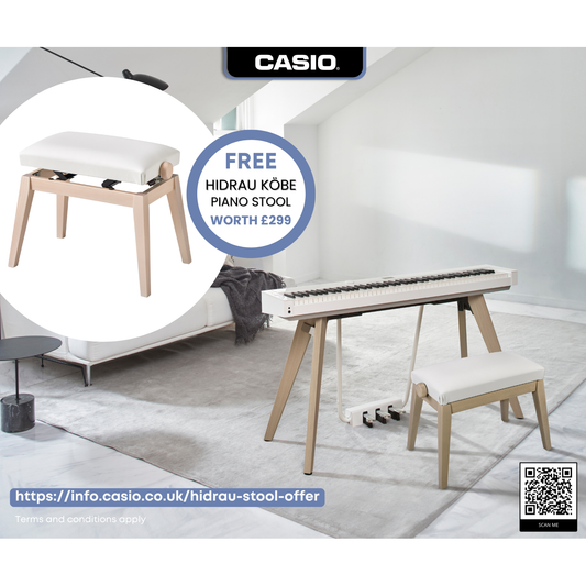 Casio Privia PXS7000WH White Digital Piano with FREE Hidrau Stool worth £299