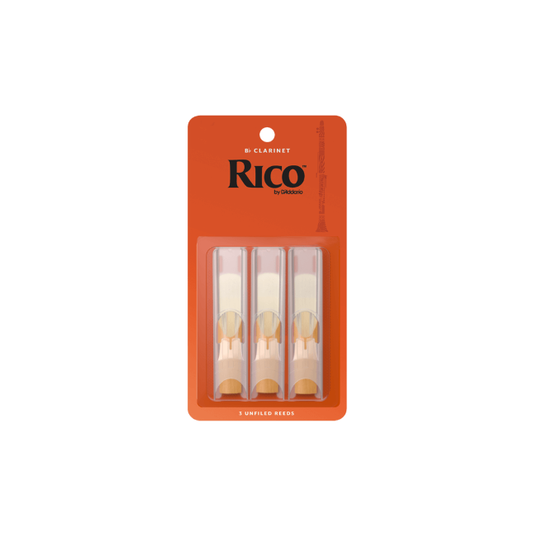 Rico by D'Addario Bb Clarinet Reeds (3-pack)