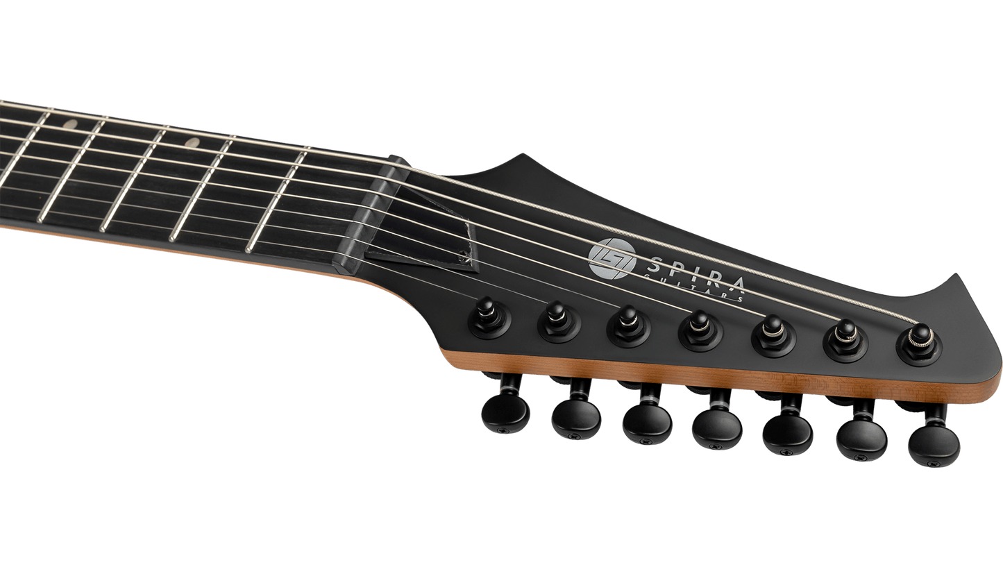 Spira S407 7-String Electric Guitar, Satin White
