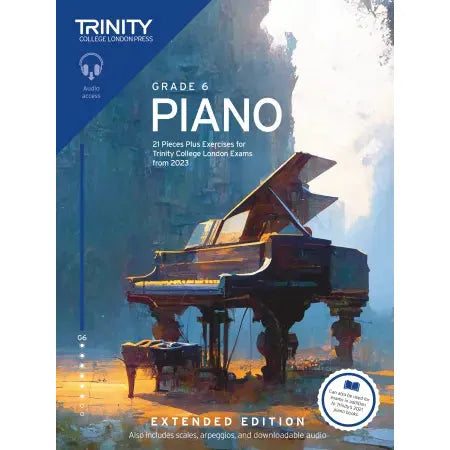 Trinity: Piano from 2023. Grade 6 (extended ed)