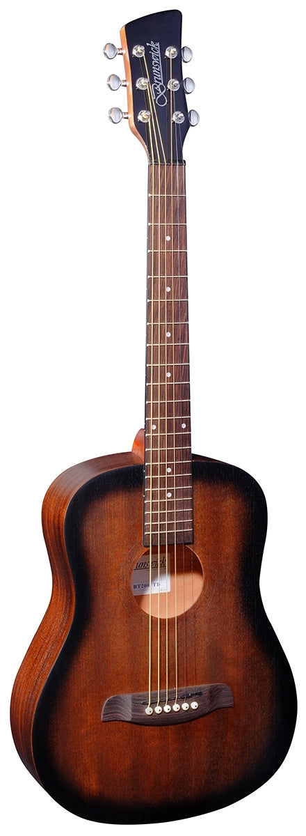 Brunswick BT200 Traveller Acoustic Guitar, Tobacco Burst