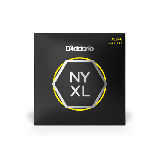 D'Addario NYXL 9-46 Super Light Top/Regular Bottom, Electric Guitar Strings