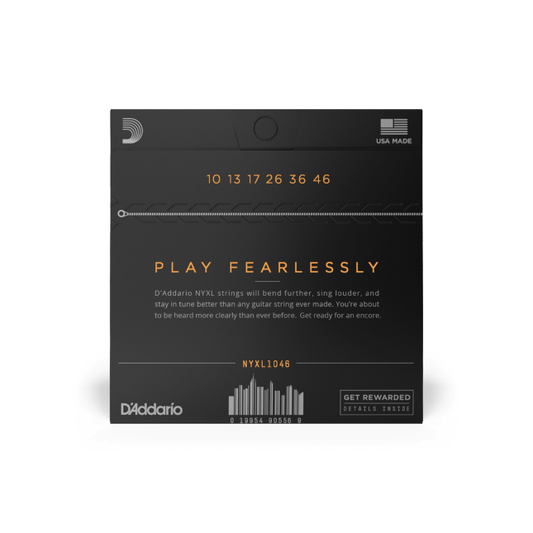D'Addario NYXL 10-46 Regular Light, Electric Guitar Strings