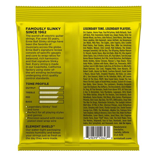 Ernie Ball Beefy Slinky 11-54 Electric Guitar Strings