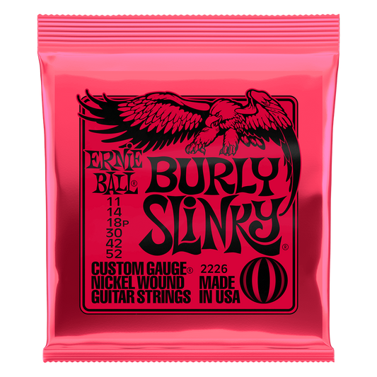 Ernie Ball Burly Slinky 11-52 Electric Guitar Strings