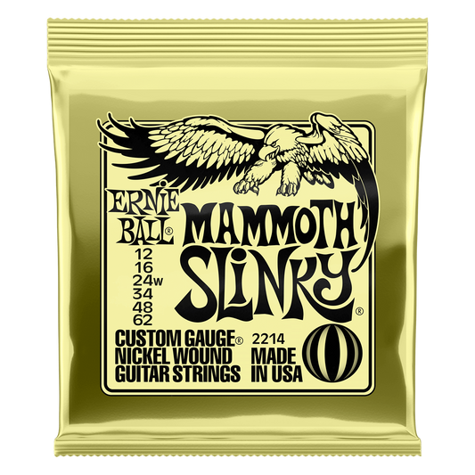 Ernie Ball Mammoth Slinky 12-62 (Wound G) Electric Guitar Strings