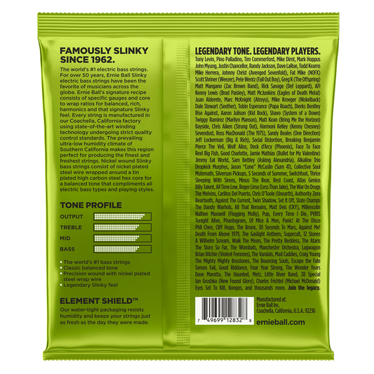 Ernie Ball Regular Slinky 50-105 Bass Guitar Strings