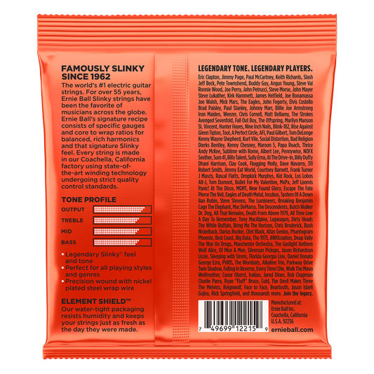 Ernie Ball Skinny Top Heavy Bottom Slinky 10-52 Electric Guitar Strings