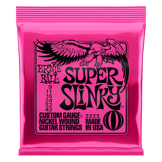 Ernie Ball Super Slinky 9-42 Electric Guitar Strings