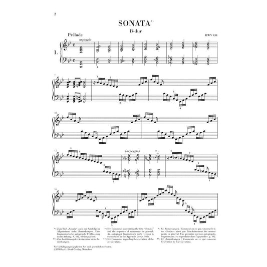 Handel, G F: Piano Suites and Pieces (London 1733)