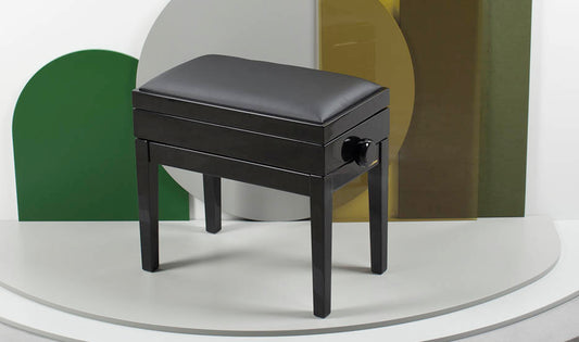 Hidrau BG5 Cambridge Adjustable Piano Stool with Storage