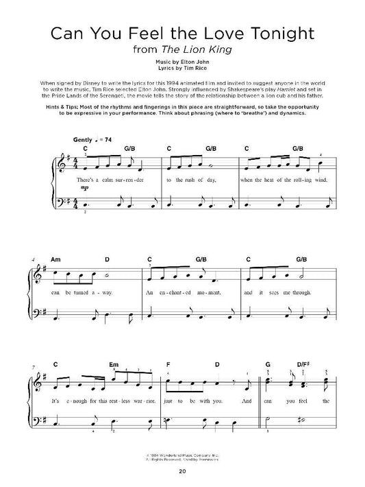 Really Easy Piano: 40 Disney Songs