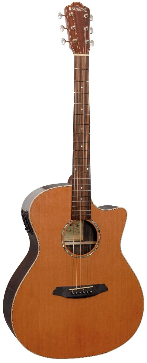 Rathbone "No. 3" Grand-Auditorium Cedar/Ebony Cutaway Electro-Acoustic Guitar